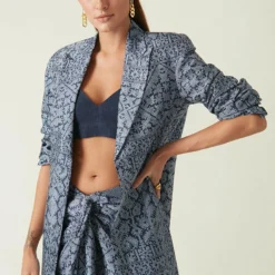 Payal Pratap Navy Yapen Knotted Skirt 7 Payal Pratap Navy Yapen Knotted Skirt -Cheap Drapvera Store 2111ppj8 3