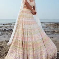 Ritika Mirchandani Pastel Embroidered Lehenga Set -Cheap Drapvera Store 211rm7 3
