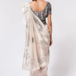 Peachoo Metallic Embroiderd Tissue Blouse -Cheap Drapvera Store 212pch33 5