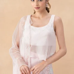 Mishru Blush Pink Embellished Skirt Set -Cheap Drapvera Store 21923mis11 4