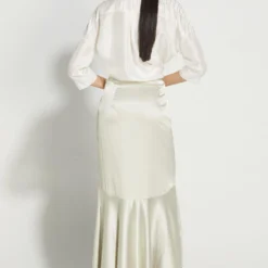 431-88 By Shweta Kapur Streamlined White Shirt -Cheap Drapvera Store 2210103 3