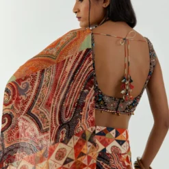 Aseem Kapoor Surmai Kalpa Blouse -Cheap Drapvera Store 2211ask37 3