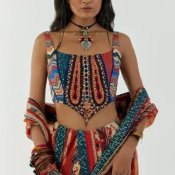 Aseem Kapoor Adah Corset Blouse -Cheap Drapvera Store 2211ask38 3