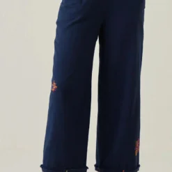 Sunira Designs Blue Gulzaar Khadi Frayed Pants 8 Sunira Designs Blue Gulzaar Khadi Frayed Pants -Cheap Drapvera Store 2222323sg57 3