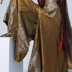 Shorshe Copper & Gold Handloom Tissue Gharara