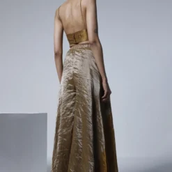 Shorshe Copper & Gold Handloom Tissue Gharara -Cheap Drapvera Store 2301se17 4