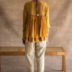 Swatti Kapoor Mustard Kediya Top -Cheap Drapvera Store 233swk11 5