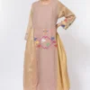 Injiri Beige Jamdani Dress