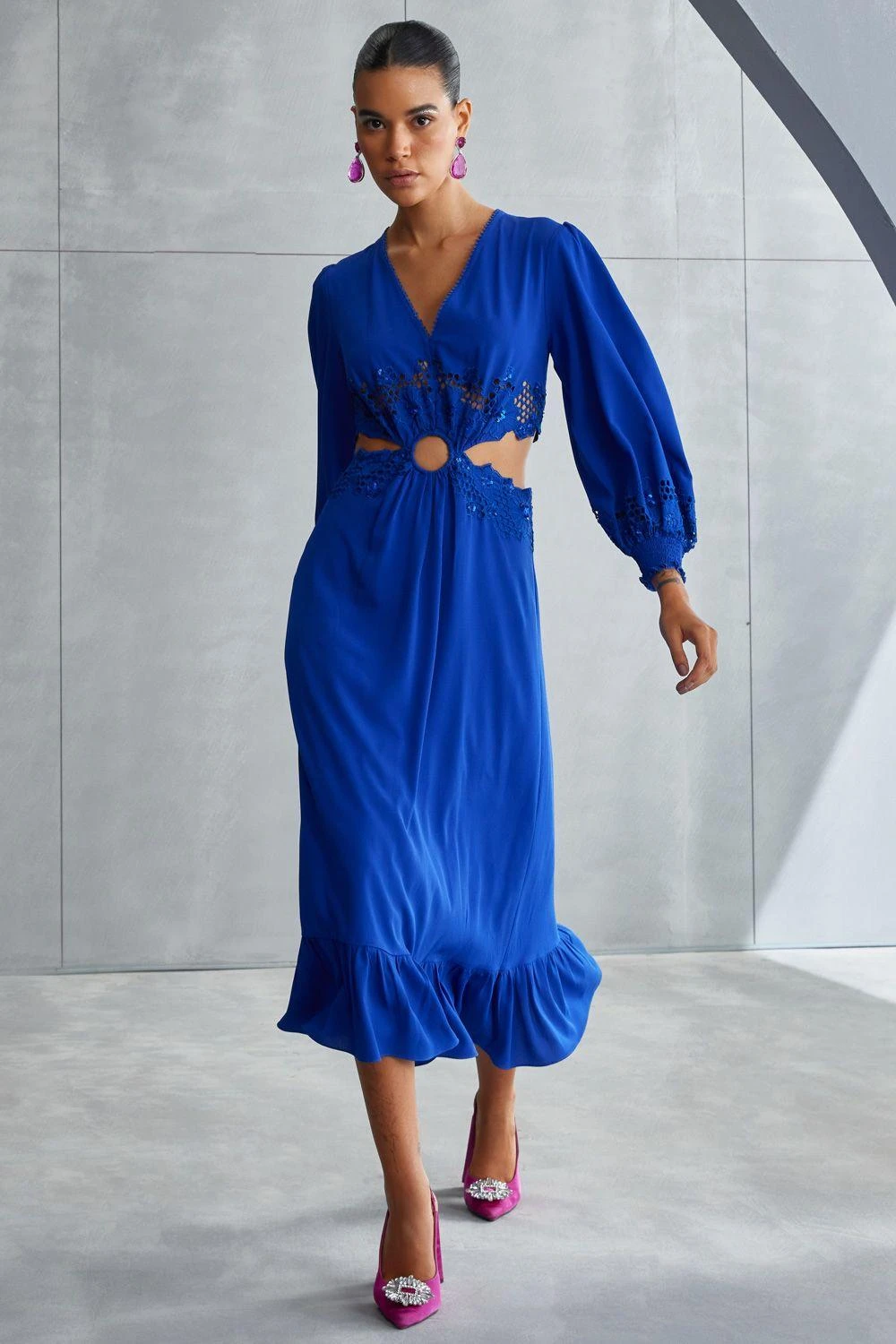 Namrata Joshipura Vervain Waist Cut Out Dress 4 Namrata Joshipura Vervain Waist Cut Out Dress - Image 4