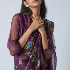 Nadiya Paar Purple Mist Blouse 6 Nadiya Paar Purple Mist Blouse -Cheap Drapvera Store 2623np22 3