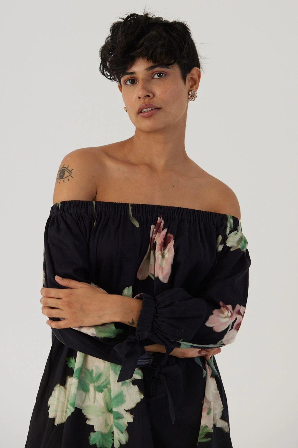 YAM Juliet Black Off Shoulder Dress 4 YAM Juliet Black Off Shoulder Dress - Image 4
