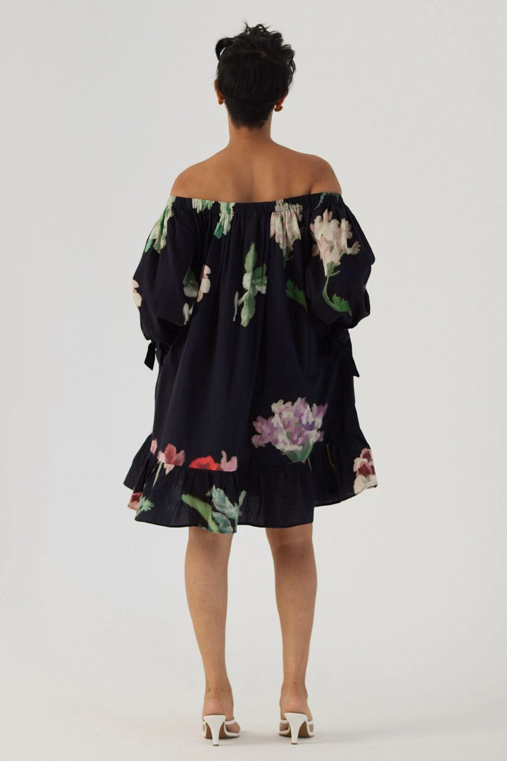 YAM Juliet Black Off Shoulder Dress 5 YAM Juliet Black Off Shoulder Dress - Image 5
