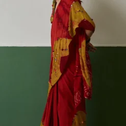 Medha Green Hand Embroidered Backless Blouse 7 Medha Green Hand Embroidered Backless Blouse -Cheap Drapvera Store 268med1 3