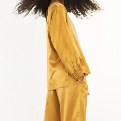 Three Mustard High Waisted Broad Bottoms -Cheap Drapvera Store 2710thr4 3