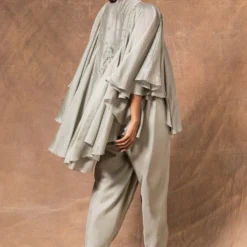 Jayanti Reddy Mint Green Satin Silk Dhoti 7 Jayanti Reddy Mint Green Satin Silk Dhoti -Cheap Drapvera Store 283jr7 4