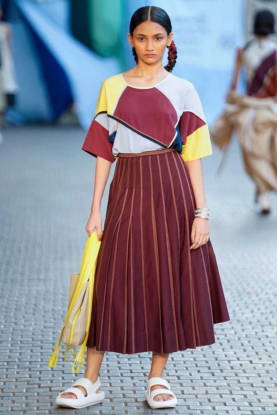 Bodice Yellow Colourblock Box Fit Top 1 Bodice Yellow Colourblock Box Fit Top