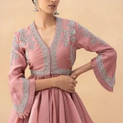 Jayanti Reddy Peach Zardosi Embellished Top -Cheap Drapvera Store 28823jrs6 4