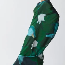 YAM Jade Green Linen Blouse -Cheap Drapvera Store 2911yam7 3