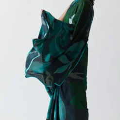 YAM Jade Green Linen Blouse -Cheap Drapvera Store 2911yam7 4