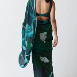 YAM Jade Green Linen Blouse -Cheap Drapvera Store 2911yam7 5