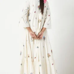 Payal Pratap Giardini Embroidered Dress -Cheap Drapvera Store 29623ppg2 5