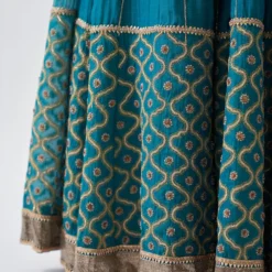 Rhua Turquoise Embroidered Lehenga Set 8 Rhua Turquoise Embroidered Lehenga Set -Cheap Drapvera Store 296rhu10 4