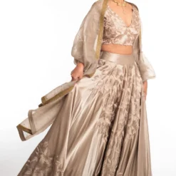 Aikeyah Grey Embellished Lehenga Set -Cheap Drapvera Store 29ai19 3