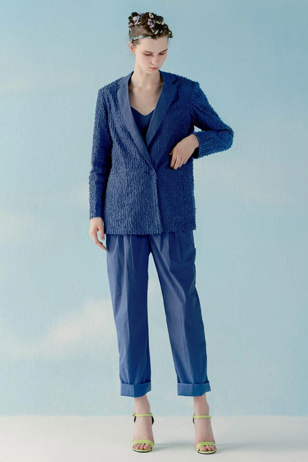 ILK Blue Poplin Pants 1 ILK Blue Poplin Pants