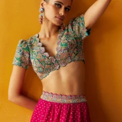 Mrunalini Rao Paaro Lehenga Set 8 Mrunalini Rao Paaro Lehenga Set -Cheap Drapvera Store 31023mr11 4