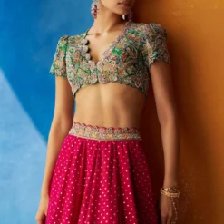 Mrunalini Rao Paaro Lehenga Set 9 Mrunalini Rao Paaro Lehenga Set -Cheap Drapvera Store 31023mr11 5