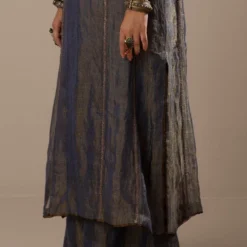 Sunira Designs Blue Handwoven Linen Ijar Pants -Cheap Drapvera Store 310sua38 3