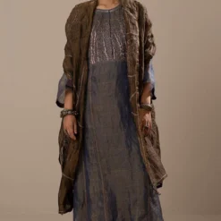 Sunira Designs Blue Handwoven Linen Ijar Pants -Cheap Drapvera Store 310sua38 4