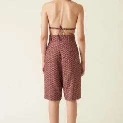 Payal Pratap Persian Red Galang Printed Shorts -Cheap Drapvera Store 311pj11 4