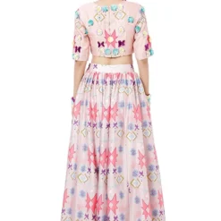 Payal Singhal Geometric Printed Lehenga Set -Cheap Drapvera Store 319417 6