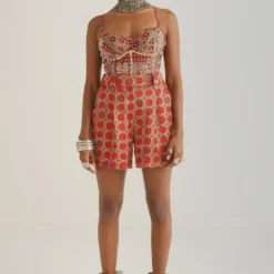 Aseem Kapoor Printed Relaxed Fit Shorts