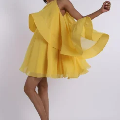 Gauri & Nainika Daffodil Yellow Dress -Cheap Drapvera Store 3 1 3