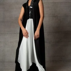 Amit Aggarwal Black & White Metallic Dress -Cheap Drapvera Store 410am13 3