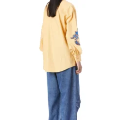 Kanika Goyal Label Renaissance Hand Embellished Yellow Shirt 7 Kanika Goyal Label Renaissance Hand Embellished Yellow Shirt -Cheap Drapvera Store 4423kgl41 4