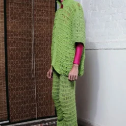 QUOD Lively Lime Coil Hand-Knitted Pant 6 QUOD Lively Lime Coil Hand-Knitted Pant -Cheap Drapvera Store 51123qu25 3