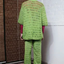 QUOD Lively Lime Coil Hand-Knitted Pant 7 QUOD Lively Lime Coil Hand-Knitted Pant -Cheap Drapvera Store 51123qu25 4