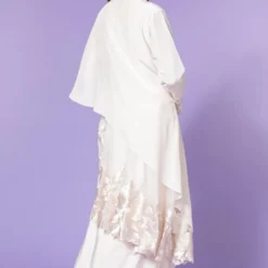 Aikeyah White Embroidered Layered Dress 9 Aikeyah White Embroidered Layered Dress -Cheap Drapvera Store 511ak06 5