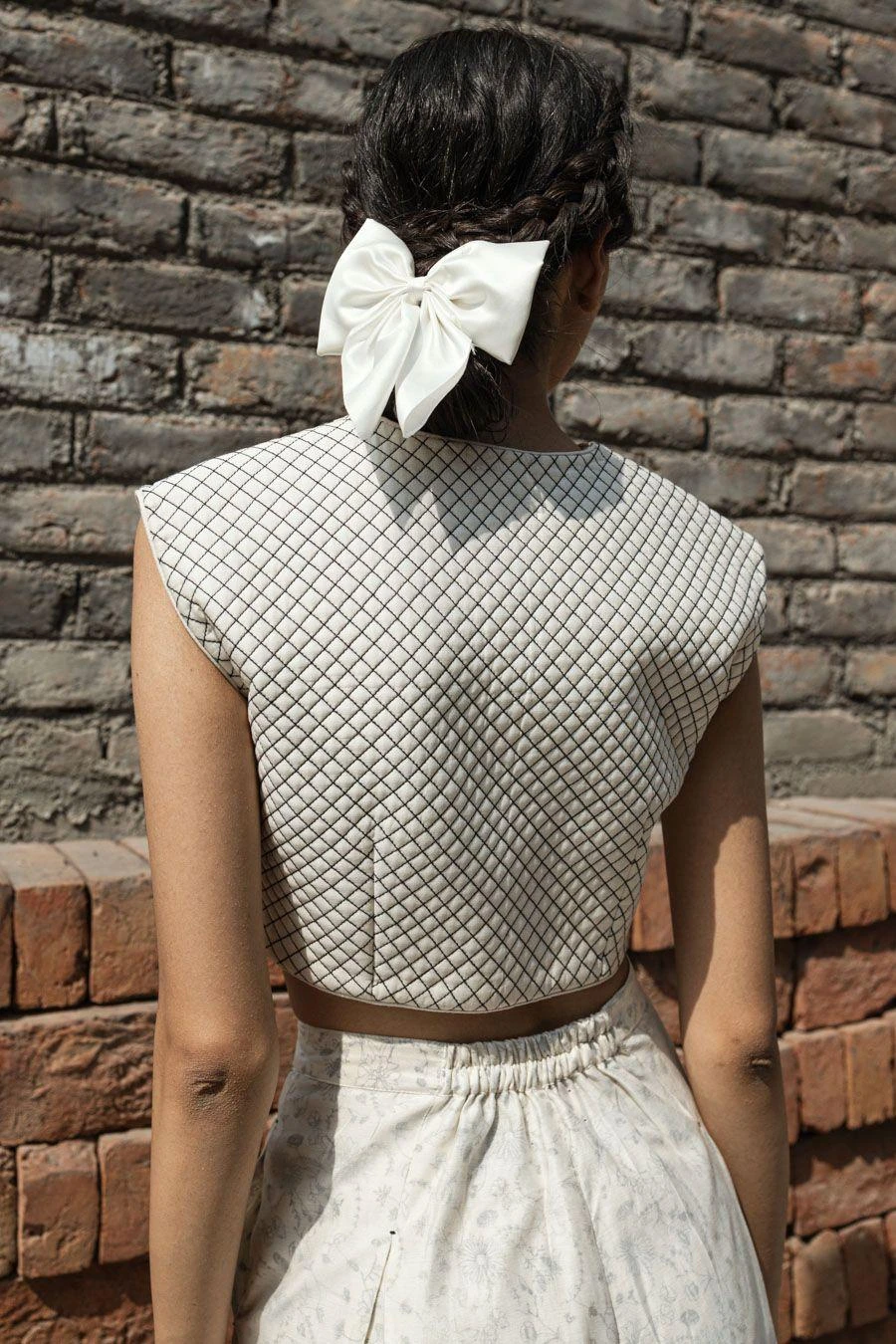 Ahmev Moonflower Quilted Blouse 5 Ahmev Moonflower Quilted Blouse - Image 5