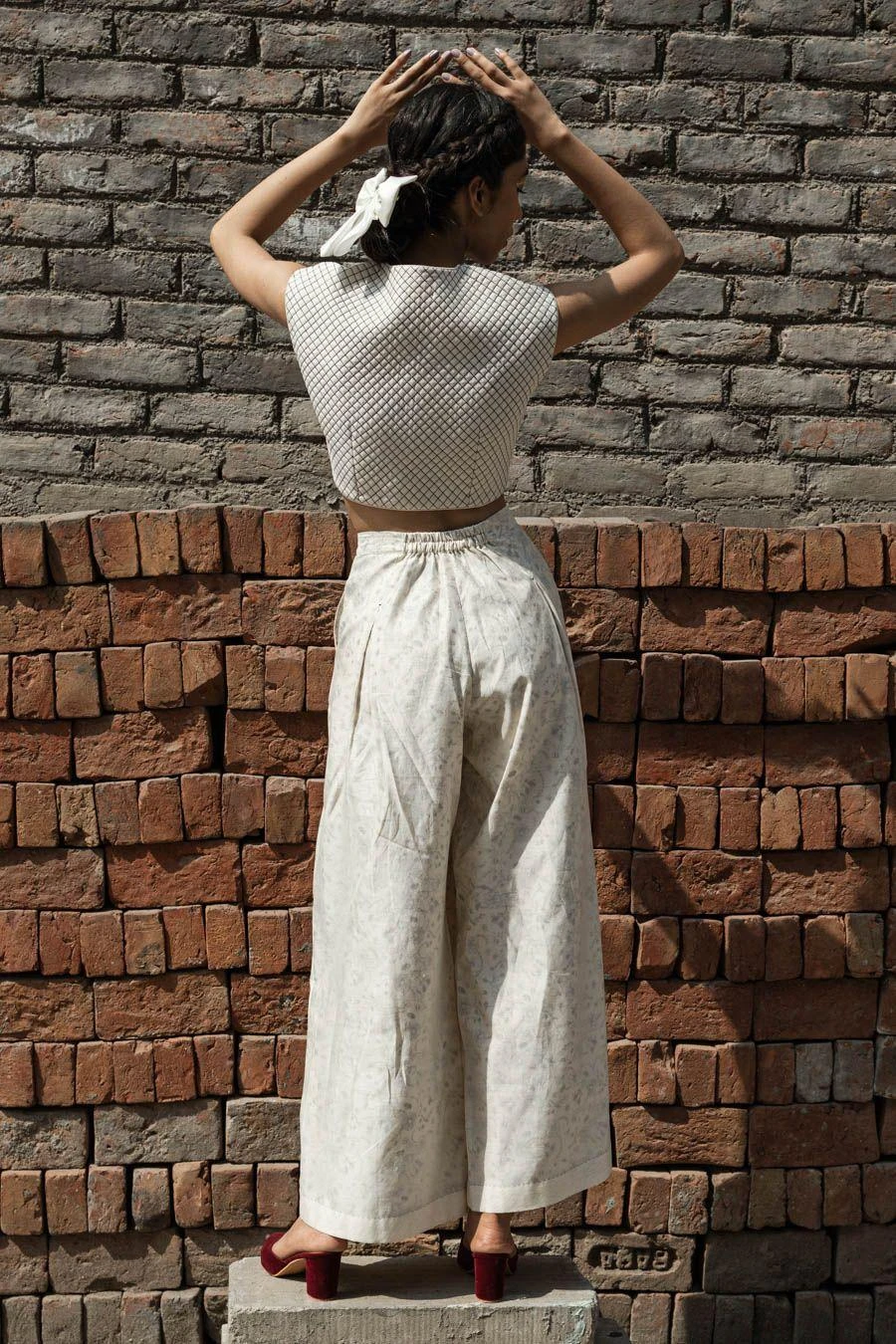 Ahmev Moonflower Quilted Blouse 6 Ahmev Moonflower Quilted Blouse - Image 6