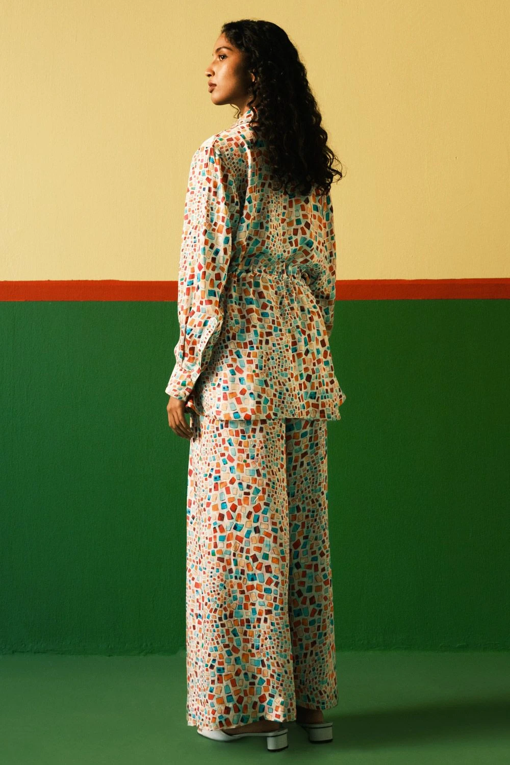 Studio RIGU Crystal Flared Trousers 2 Studio RIGU Crystal Flared Trousers - Image 2