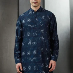 Rohit Gandhi + Rahul Khanna Men Marine Rolling Boxes Digital Printed Kurta 6 Rohit Gandhi + Rahul Khanna Men Marine Rolling Boxes Digital Printed Kurta -Cheap Drapvera Store 8124rgrk35 3