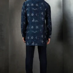 Rohit Gandhi + Rahul Khanna Men Marine Rolling Boxes Digital Printed Kurta 7 Rohit Gandhi + Rahul Khanna Men Marine Rolling Boxes Digital Printed Kurta -Cheap Drapvera Store 8124rgrk35 4