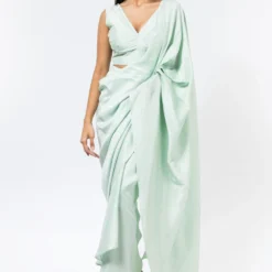 431-88 By Shweta Kapur Mint Green Blouse