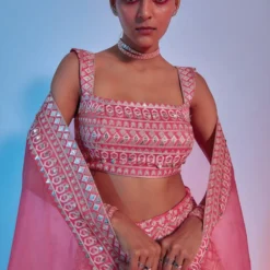 SVA Coral Embellished Lehenga Set -Cheap Drapvera Store 84sv25 3