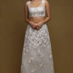 Shriya Som Ivory Pearl Blouse