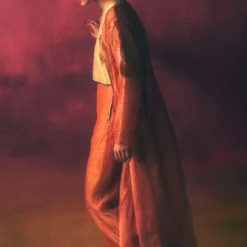 Urvashi Kaur Burnished Gold Boxy Top